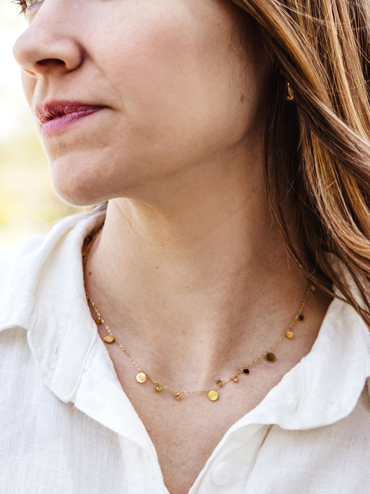 Confetti Gold Necklace