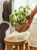 Unbound Jute Rope Planter