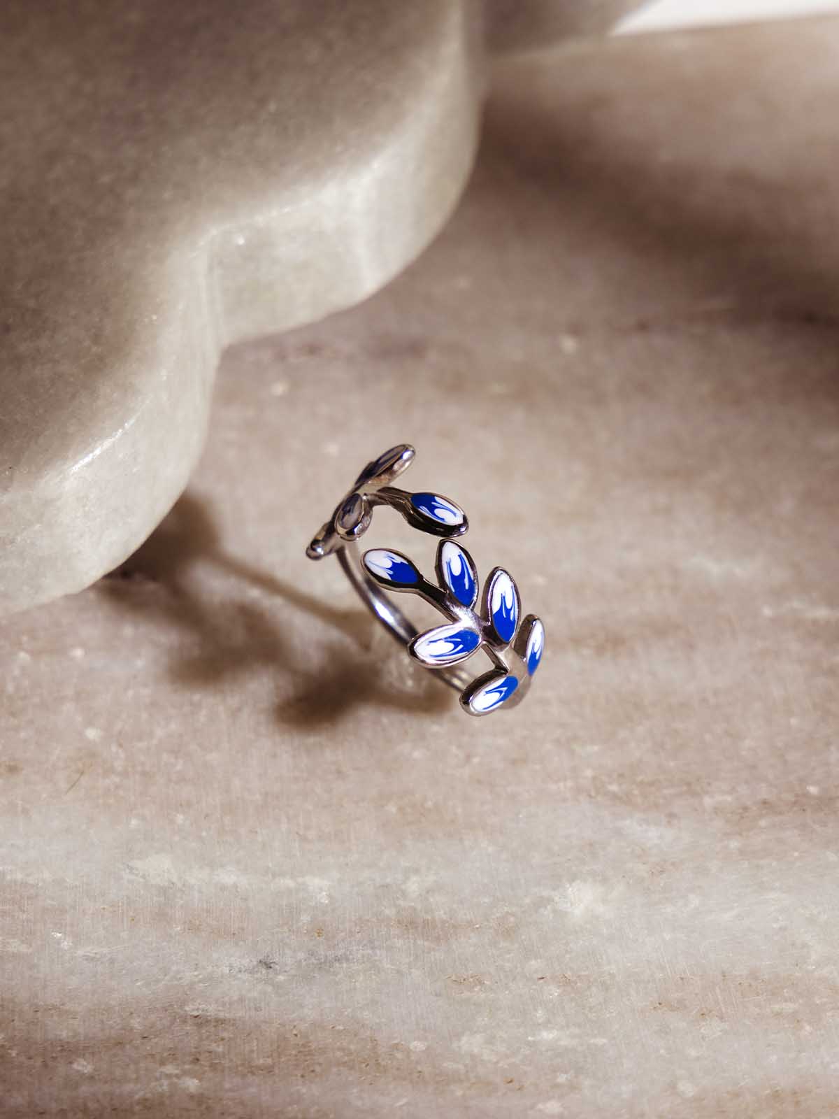 Hope Grows Silver Adjustable Ring