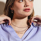 Joyful Radiance Silver Disc Necklace