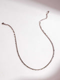 Joyful Radiance Silver Disc Necklace