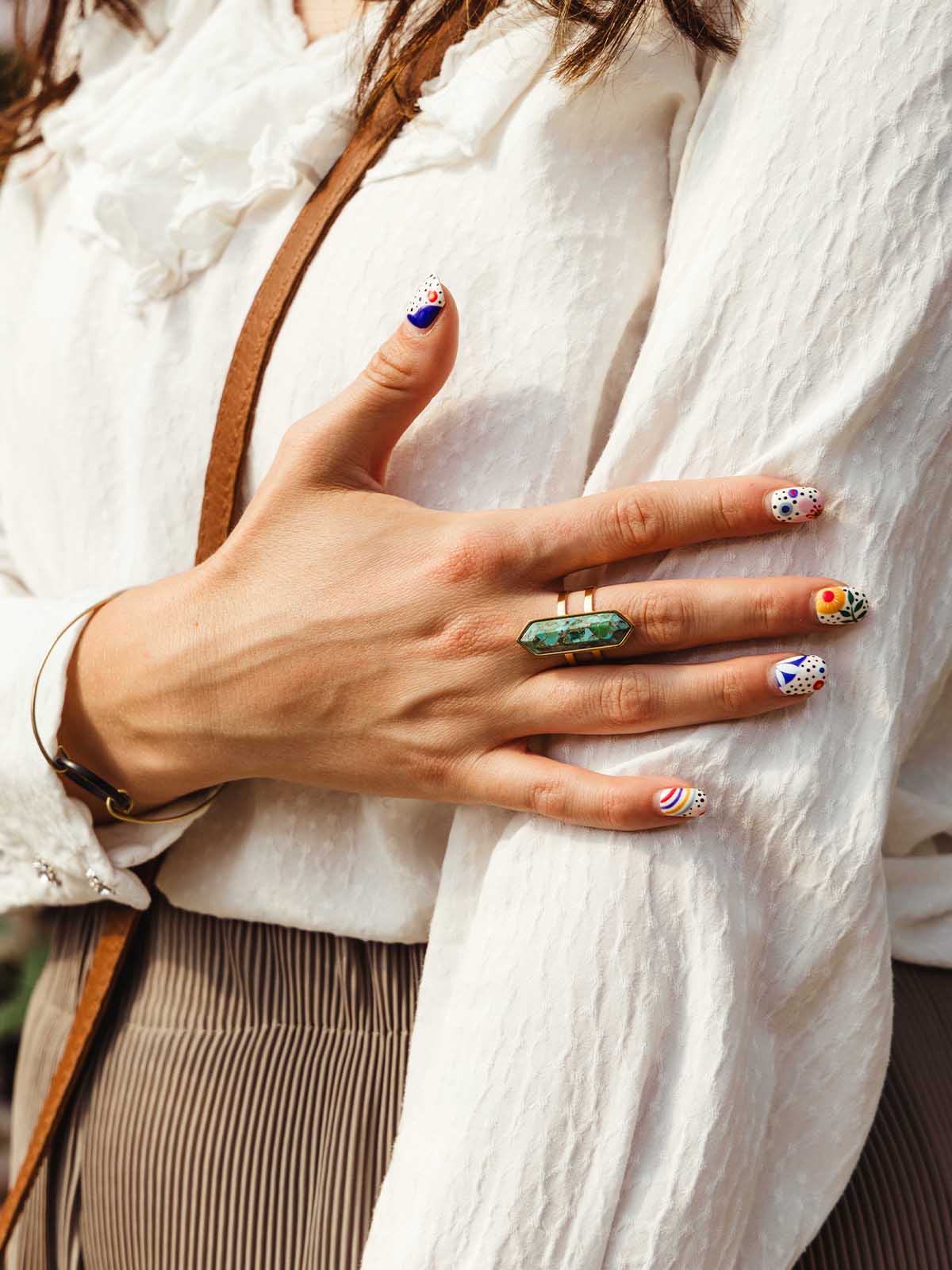 Wild and Free Bezel Set Turquoise Ring