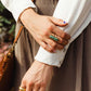 Wild and Free Bezel Set Turquoise Ring