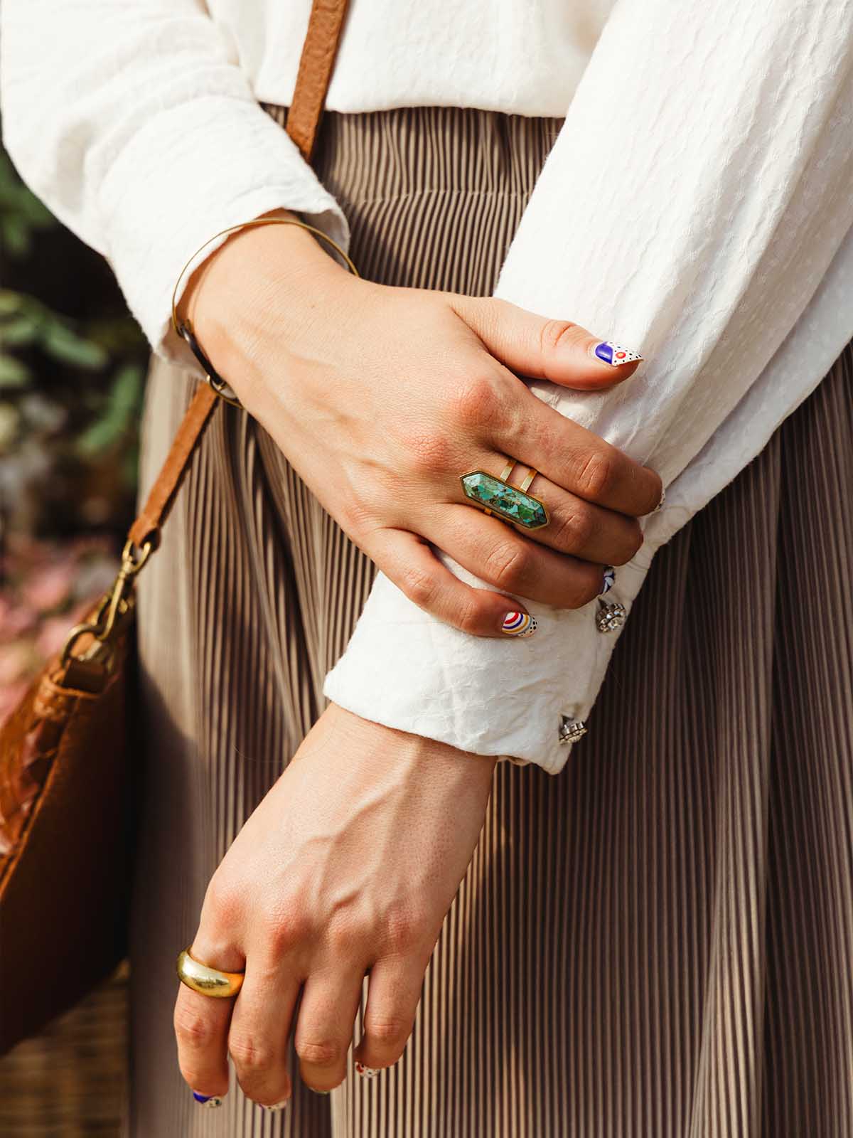 Wild and Free Bezel Set Turquoise Ring