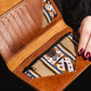 Women’s Leather Wallet in Cognac