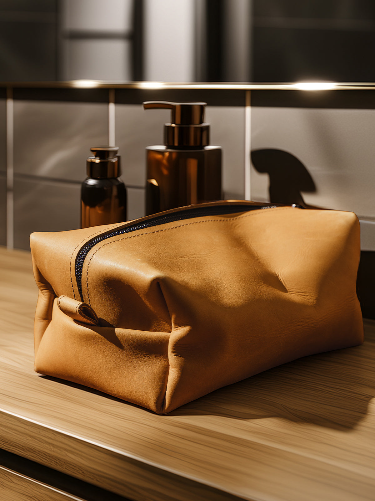 Leather Dopp Kit
