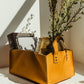 Leather Storage Bin