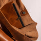 Elevated Leather Hobo Purse in Cognac