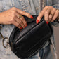 Black Leather Crossbody Purse