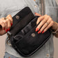 Black Leather Crossbody Purse