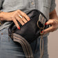 Black Leather Crossbody Purse