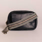 Black Leather Crossbody Purse