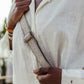Sling Leather Crossbody Purse in Sage