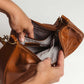 Aurora Leather Shoulder Bag in Cognac