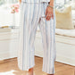 The Rest Collection Sleep Pants- Blue & White Stripes