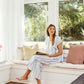 The Rest Collection Sleep Pants- Blue & White Stripes