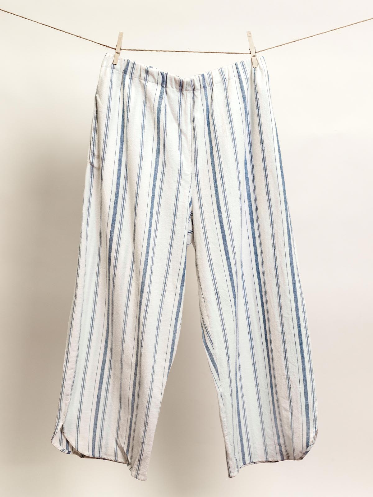 The Rest Collection Sleep Pants- Blue & White Stripes