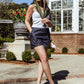 Indi Cotton Shorts in Denim Blue