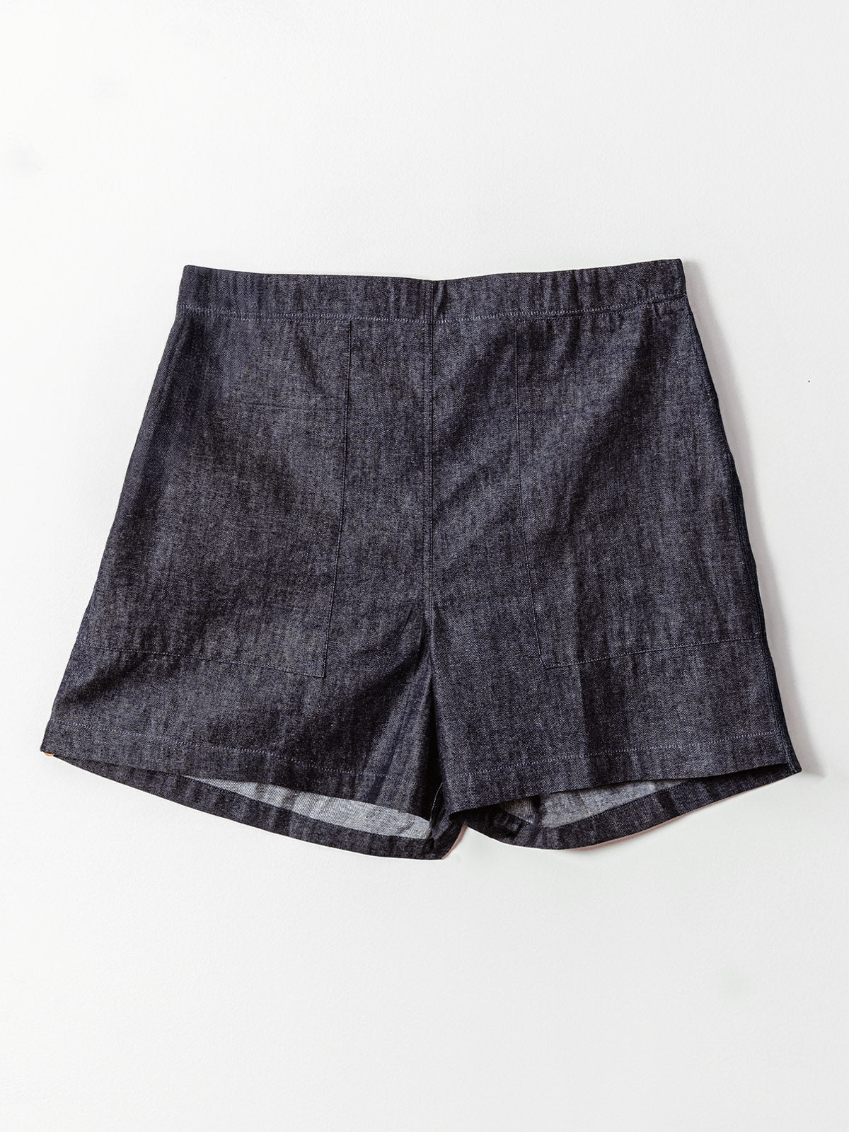 Indi Cotton Shorts in Denim Blue