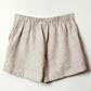 Indi Linen Shorts in Natural