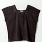 Black Onyx Square Neck Ribbed Top