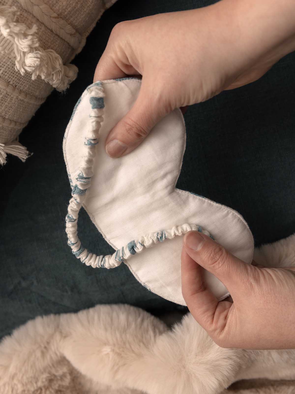 Handloomed Cotton Sleep Mask