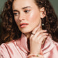 "V Cute" Beaded Dangle Earrings