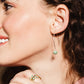 "V Cute" Beaded Dangle Earrings