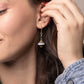 Black & White Drop Earrings in Gold