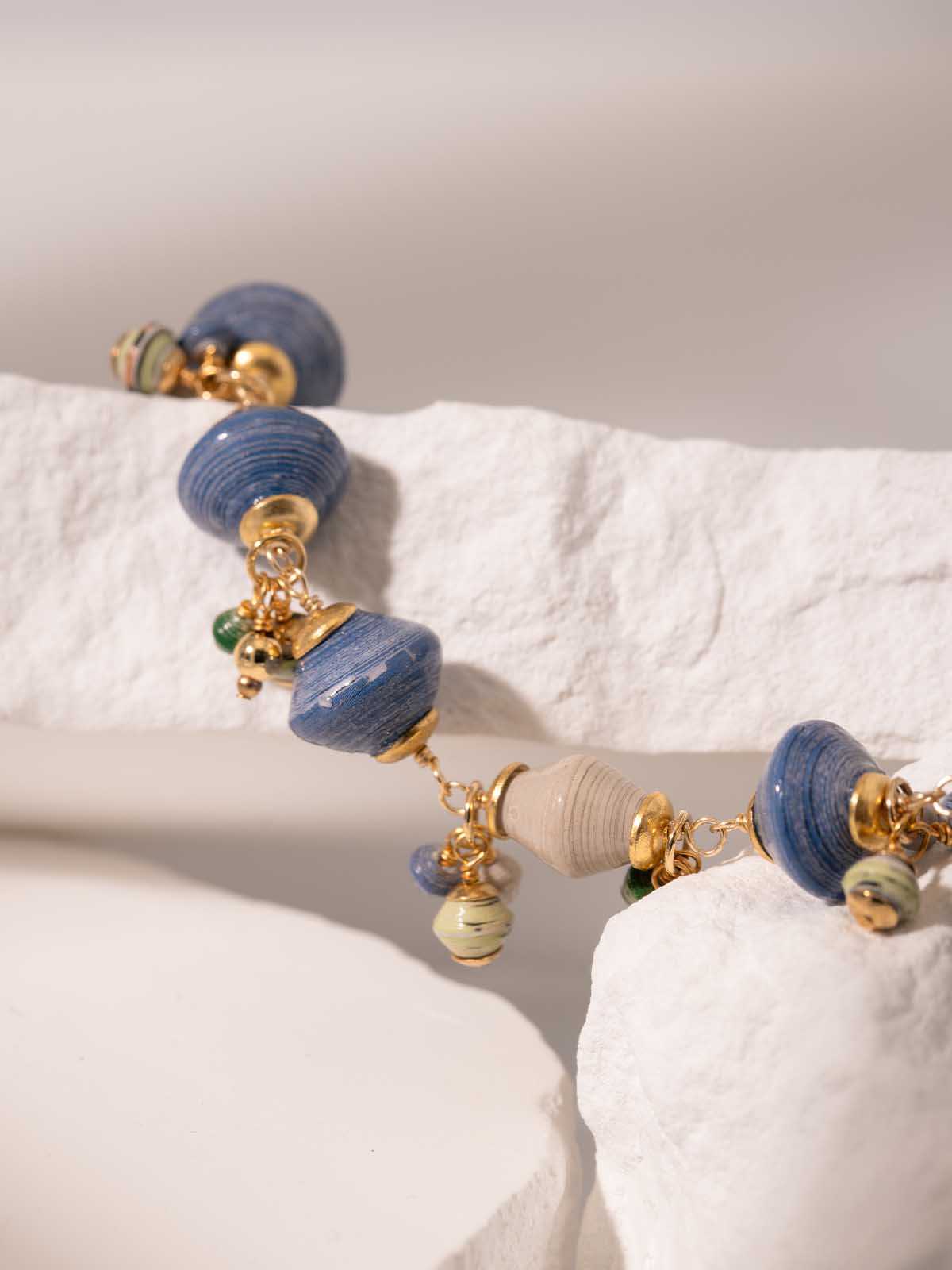 Darling Dangle Bracelet in Denim Blue