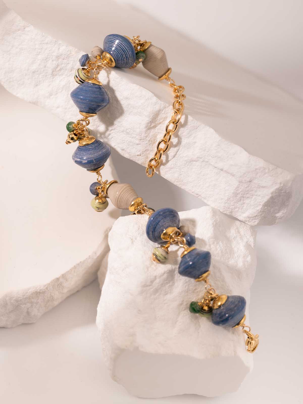 Darling Dangle Bracelet in Denim Blue