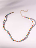 Confetti Mini Bead Layering Necklace