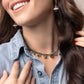 Sunshine Necklace in Earthy Green
