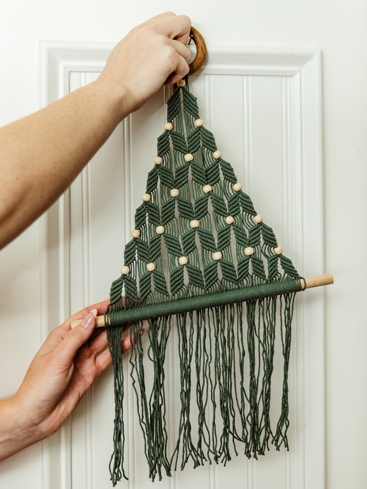 Macrame Christmas Tree Wall Hanging