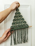 Macrame Christmas Tree Wall Hanging