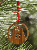 Wooden Nativity Ornament