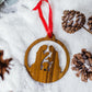 Wooden Nativity Ornament