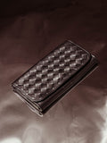 Large Black Leather Wallet
