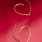 Pipal Leaf Gold Plated Brass Earrings