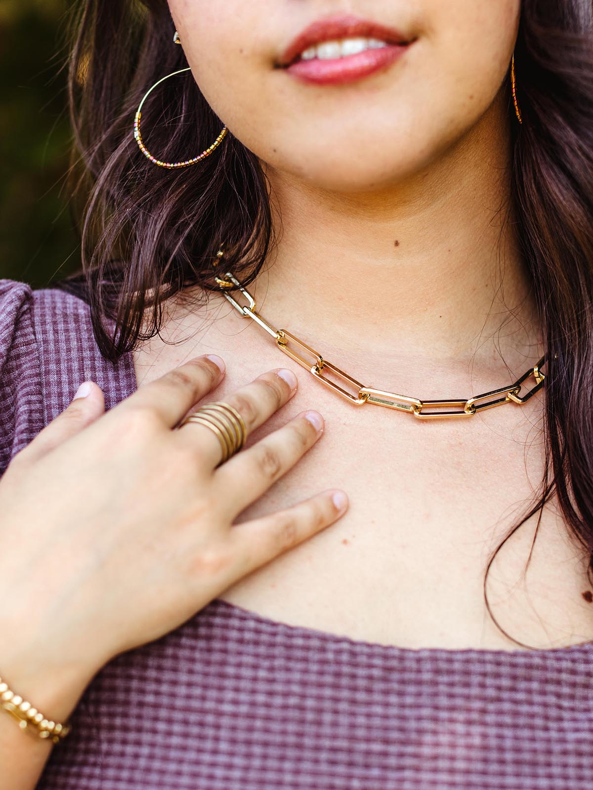 Amanda Paperclip Necklace