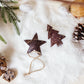 Carved Coconut Christmas Ornaments