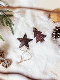 Carved Coconut Christmas Ornaments