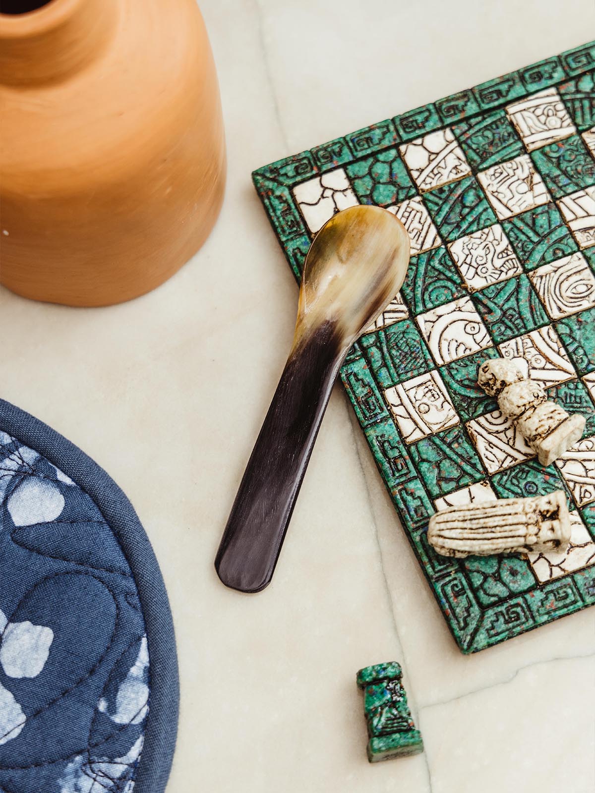 Polished Horn Mini Spoon