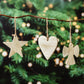 Handmade Bone & Wood Ornament Set