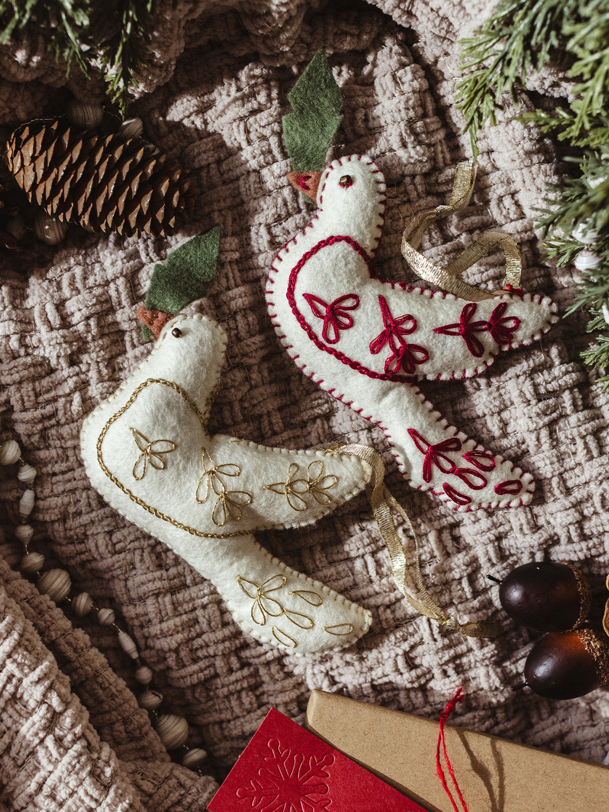 The Elora Christmas Dove Ornament
