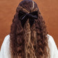 Velvet Hair Bow Barrette