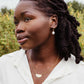 Grace Pearl Huggie Earrings