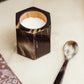 Horn Salt Well with Spoon