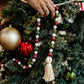 Chunky Paper Bead Christmas Garland
