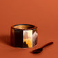 Horn Salt Well with Spoon